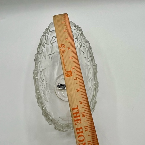 Elegant Clear Floral Glass Bowl Mikasa Germany - Picture 3 of 13